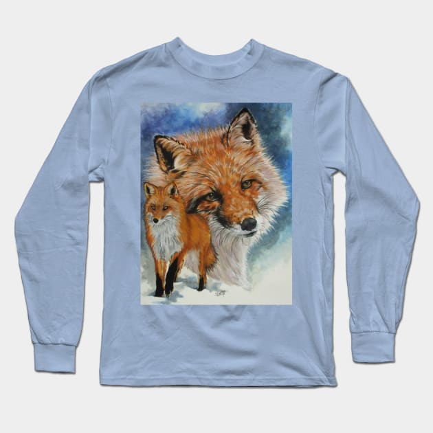 Cunning Long Sleeve T-Shirt by BarbBarcikKeith